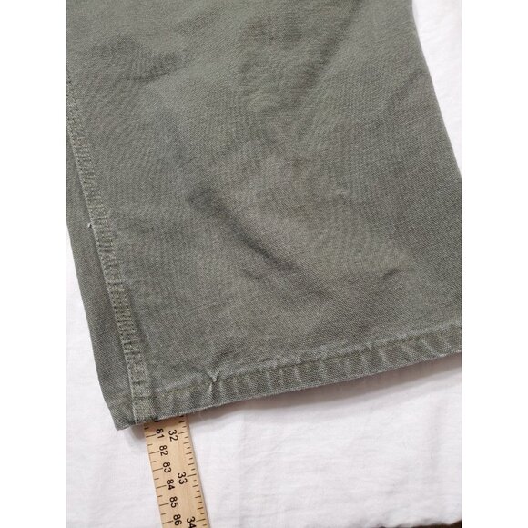 Carhartt Men's Green Loose Fit Cargo Carpenter Pants Size 44 x 32 Gorpcore - Picture 2 of 9
